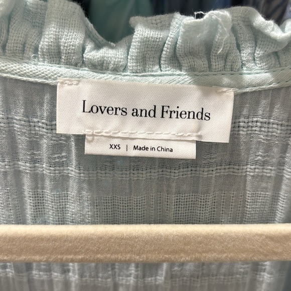 New Lovers + Friends Finnegan Dress in Sky Blue size XXS - Picture 7 of 7